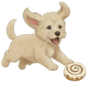 Cartoon puppy