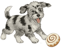 Cartoon puppy