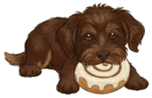 Cartoon puppy