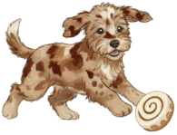 Cartoon puppy