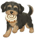 Cartoon puppy