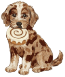 Cartoon puppy
