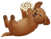 Cartoon puppy