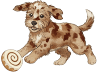 Cartoon puppy