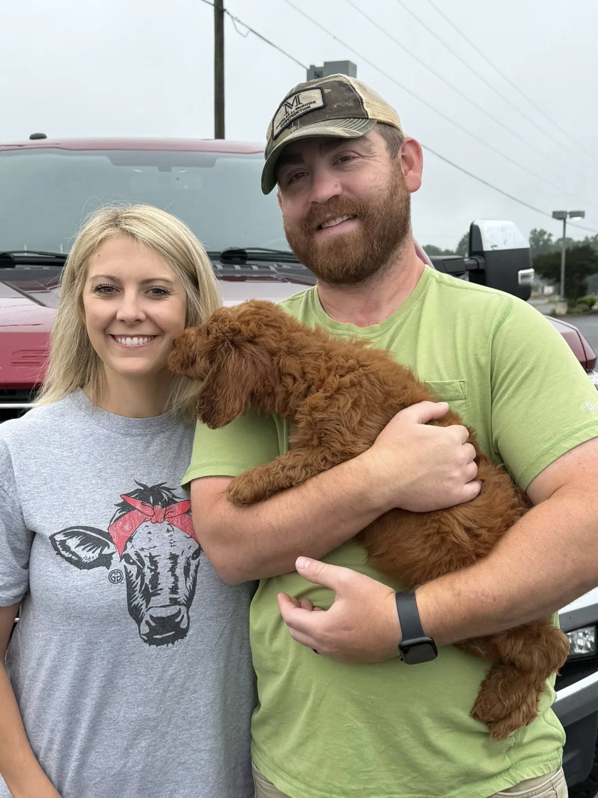Puppy going to new home