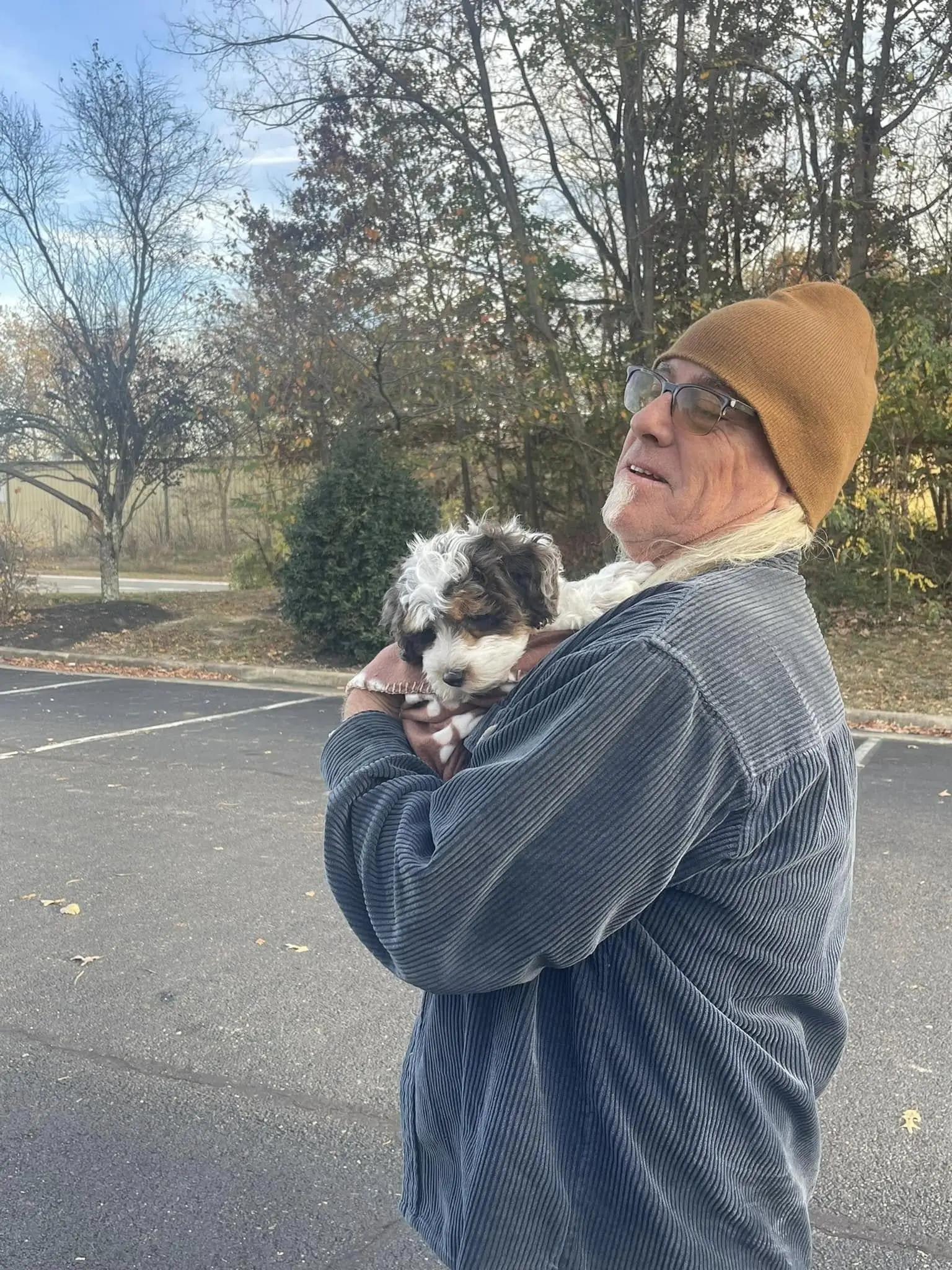 Puppy going to new home