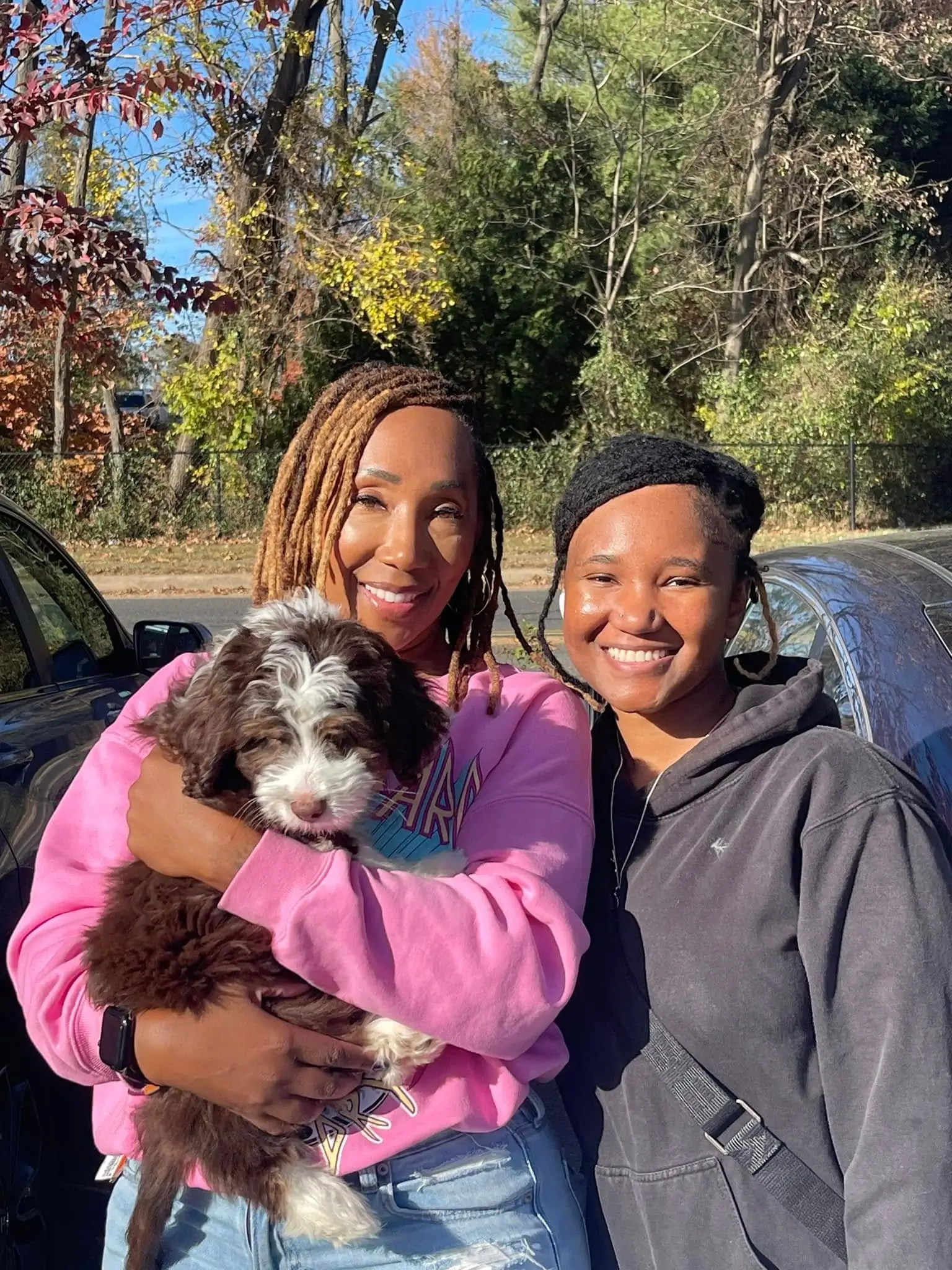 Puppy going to new home