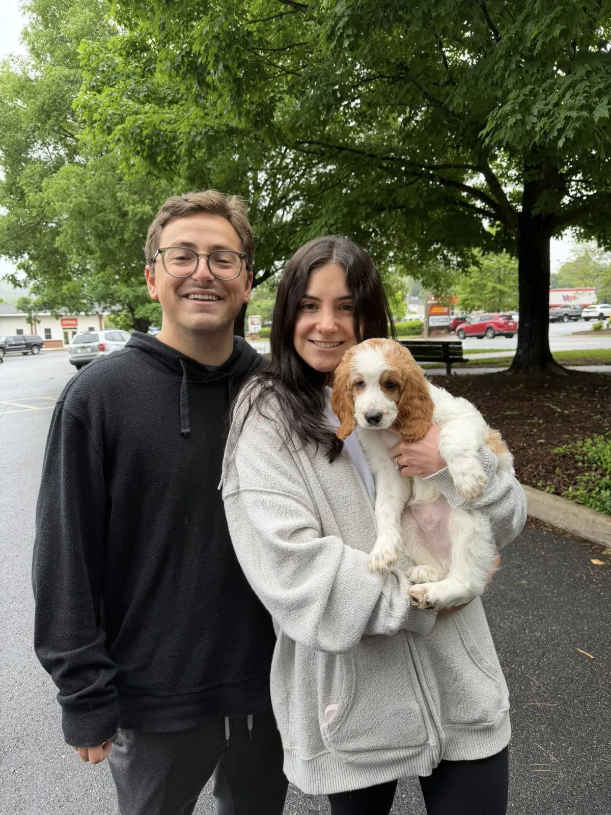 Puppy going to new home